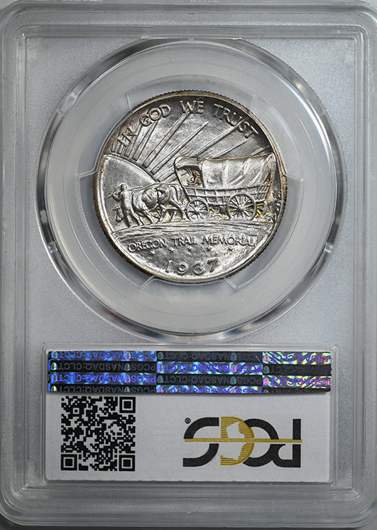 1937-D Oregon Trail Classic Commemorative Half Dollar 50C PCGS MS66