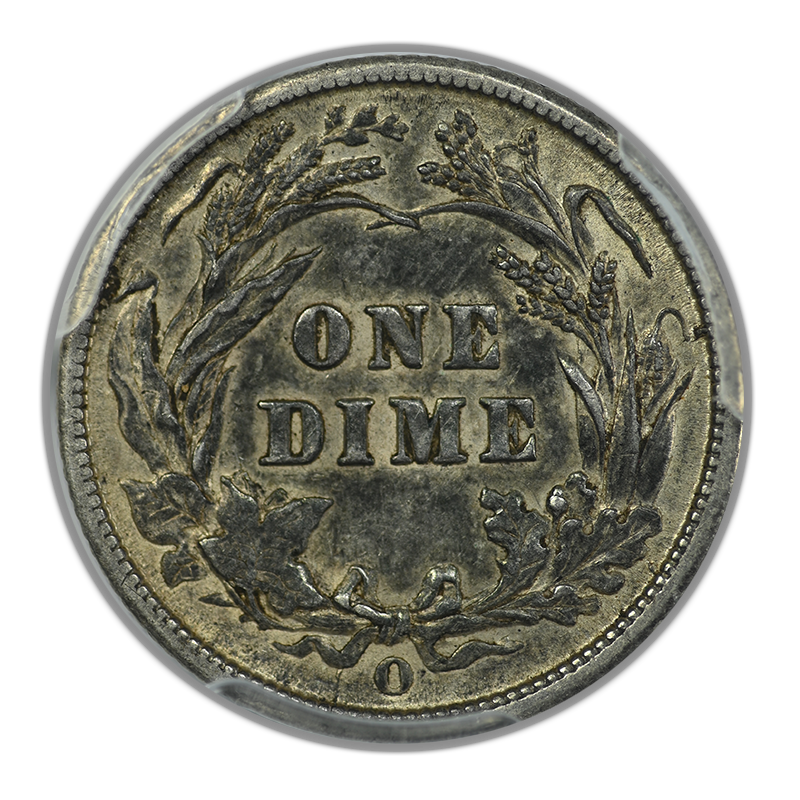 1892-O Barber Dime 10C PCGS XF45 Reverse