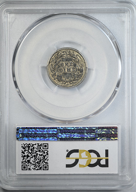 1892-O Barber Dime 10C PCGS XF45 Reverse Slab