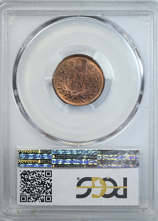 1874 Indian Head Cent 1C PCGS MS65RB Reverse Slab