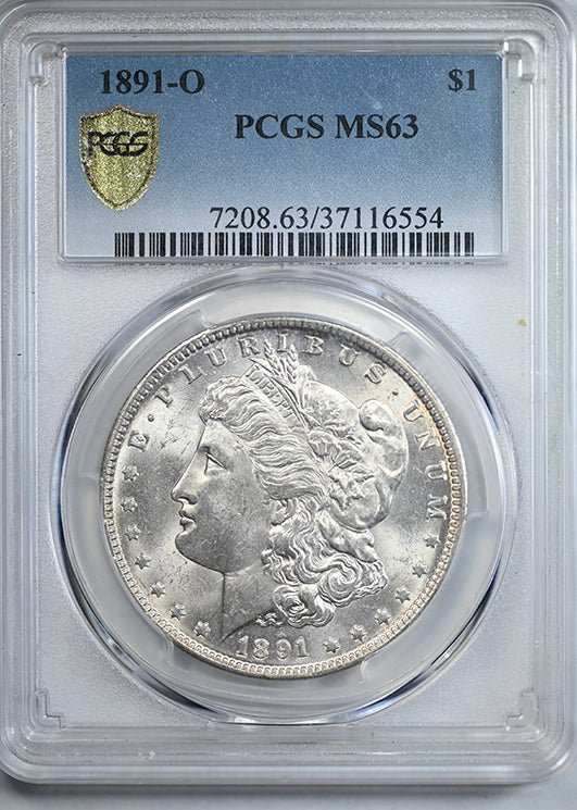 1891-O Morgan Dollar $1 PCGS MS63 – Americana Rare Coin