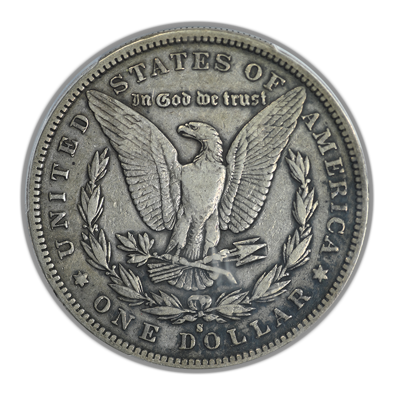 1893-S Morgan Dollar $1 PCGS VF30 Reverse