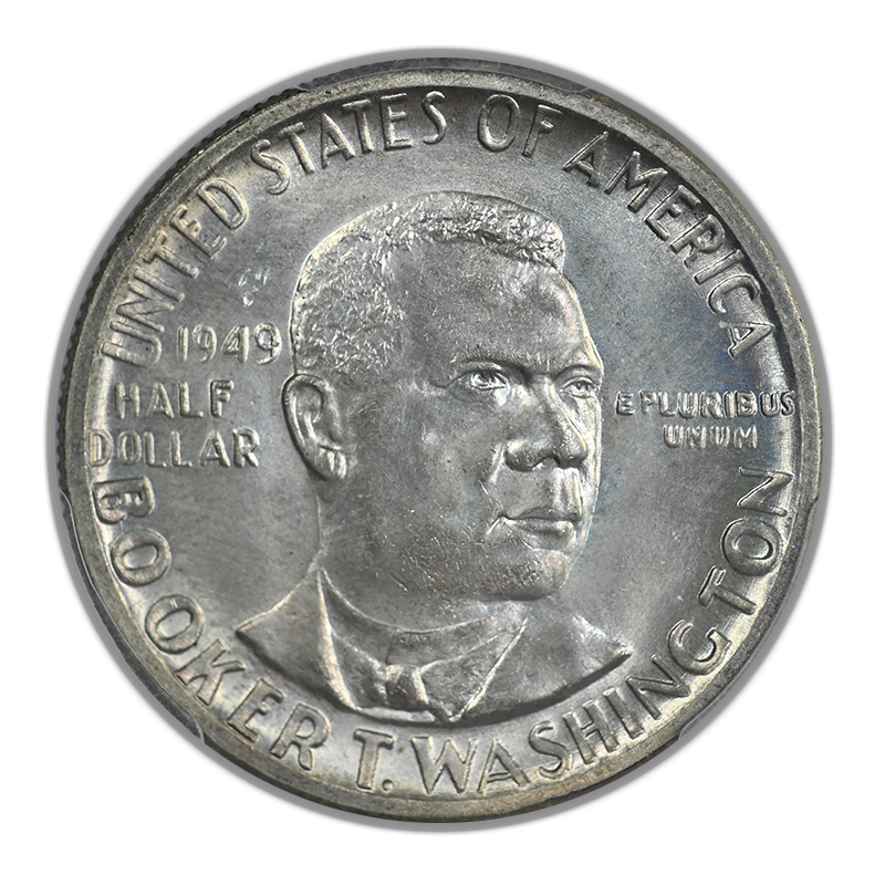 1949 Booker T. Washington Classic Commemorative Half Dollar 50C PCGS MS66 CAC