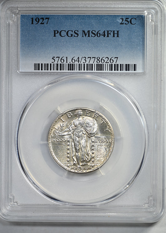 1927 Standing Liberty Quarter 25C PCGS MS64FH - Full Head