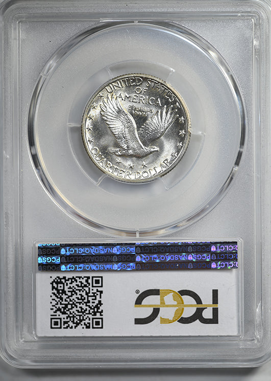 1927 Standing Liberty Quarter 25C PCGS MS64FH - Full Head