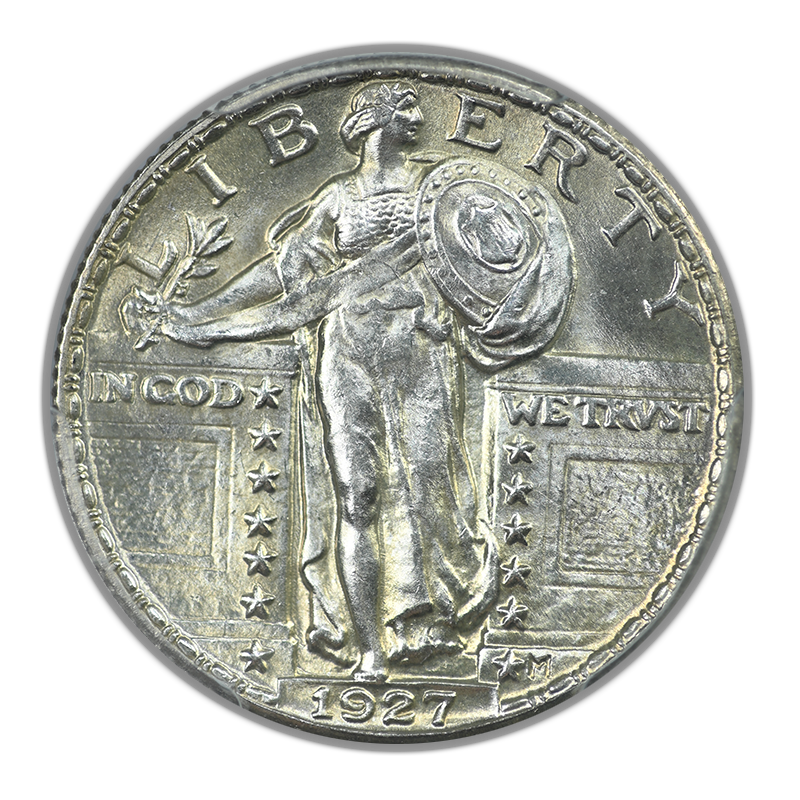 1927 Standing Liberty Quarter 25C PCGS MS64FH - Full Head