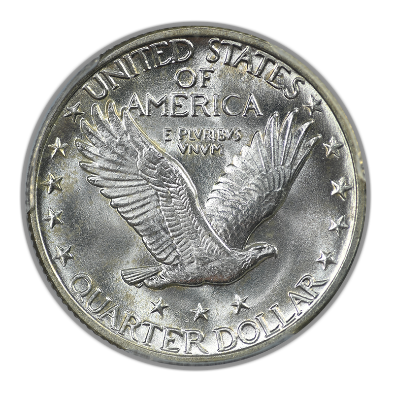 1927 Standing Liberty Quarter 25C PCGS MS64FH - Full Head