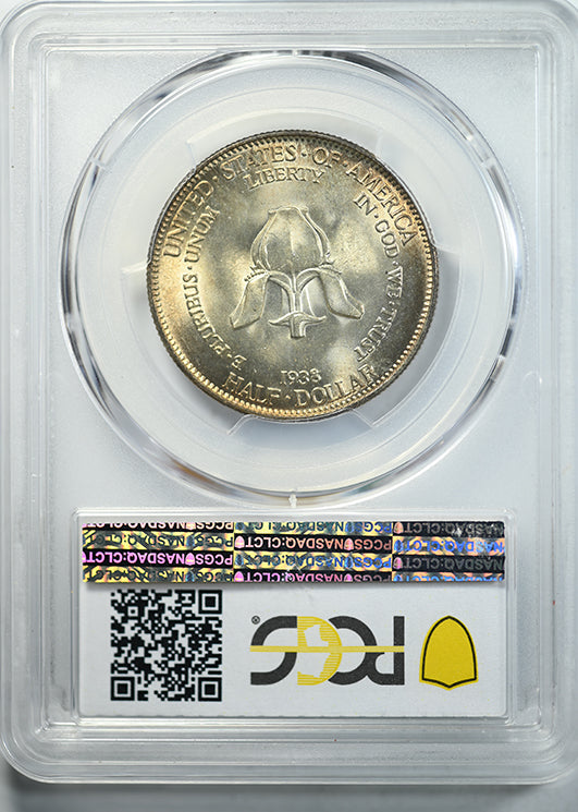 1938 New Rochelle Classic Commemorative Half Dollar 50C PCGS MS66 CAC Reverse Slab