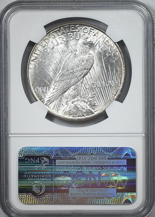 1923-D Peace Dollar $1 NGC MS64