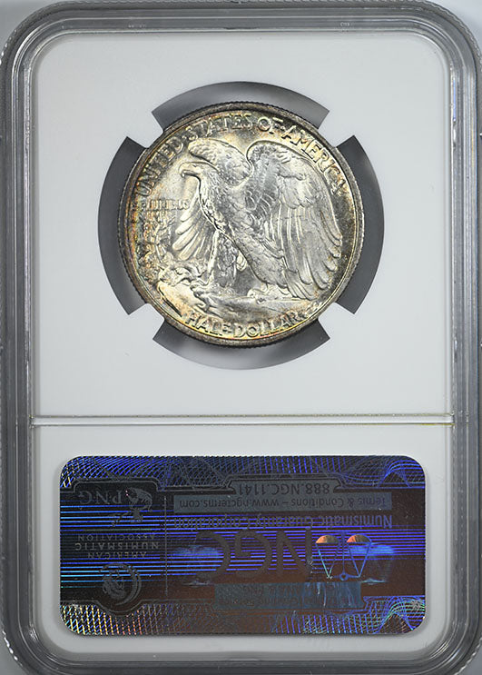 1946-S Walking Liberty Half Dollar 50C NGC MS67 Reverse Slab