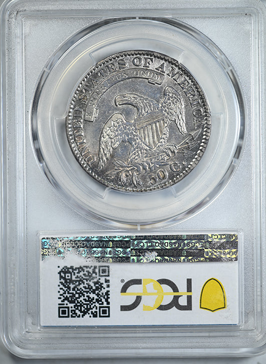 1835 Capped Bust Half Dollar 50C PCGS AU55 - O-103 Large Date, Large Letters Reverse Slab