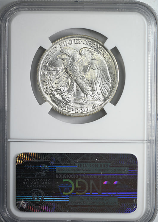 1936 Walking Liberty Half Dollar 50C NGC MS64 Reverse Slab