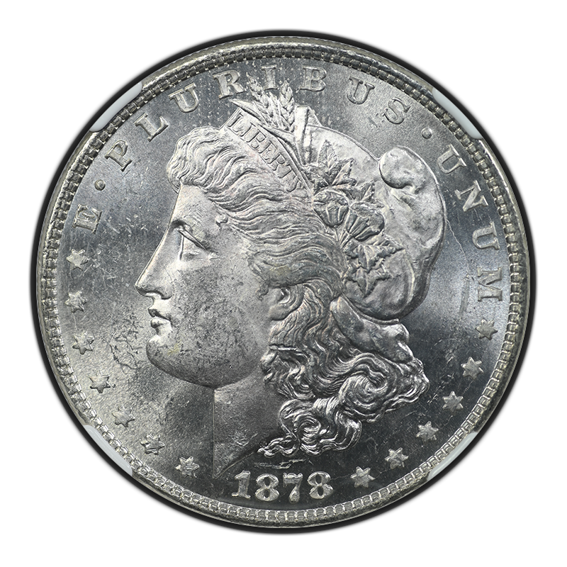 1878 8TF Morgan Dollar $1 NGC MS62 - VAM-10 Obverse