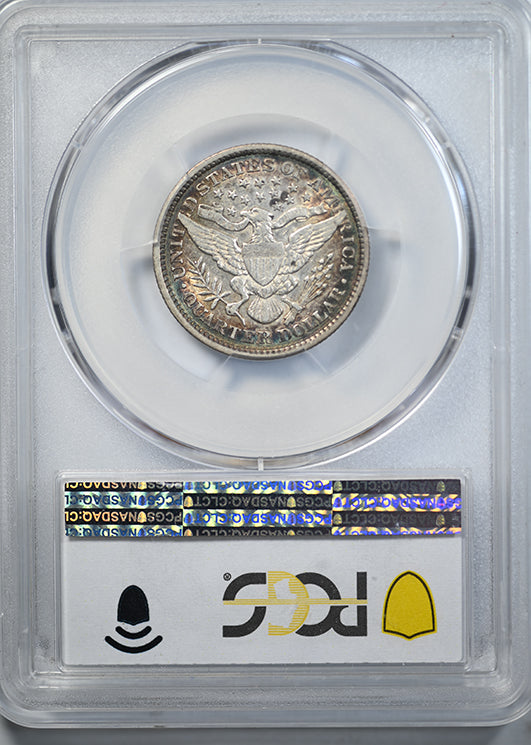 1895 Barber Quarter 25C PCGS XF45 - NICE COLOR! Reverse Slab