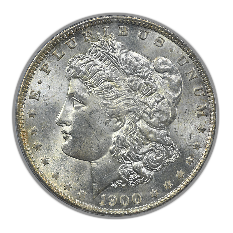 1900-O/CC Morgan Dollar $1 PCGS MS63 OGH Obverse