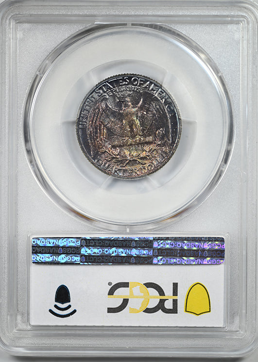 1952 Washington Quarter 25C PCGS MS66 CAC - TONED!