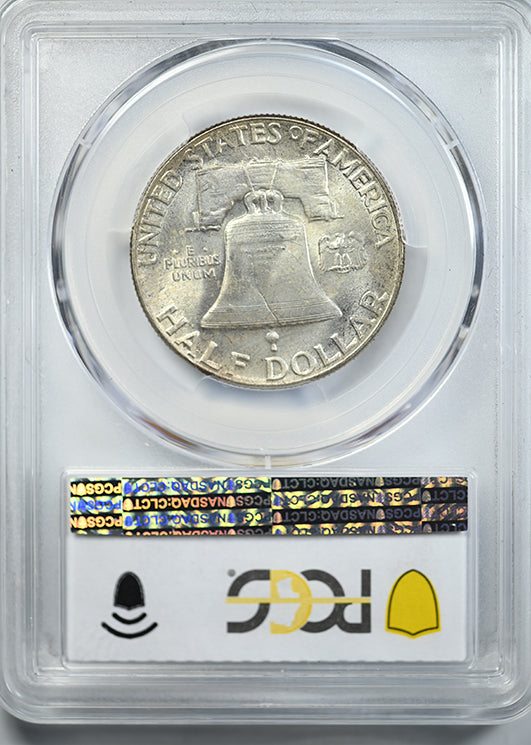 1949 Franklin Half Dollar 50C PCGS MS65FBL Reverse Slab