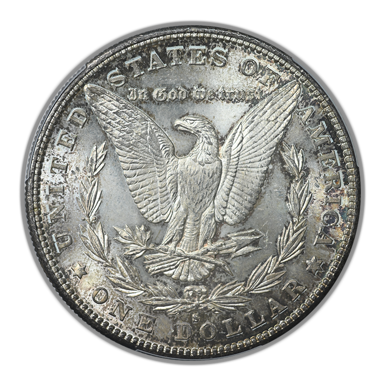 1880-S Morgan Dollar $1 PCGS MS66 CAC