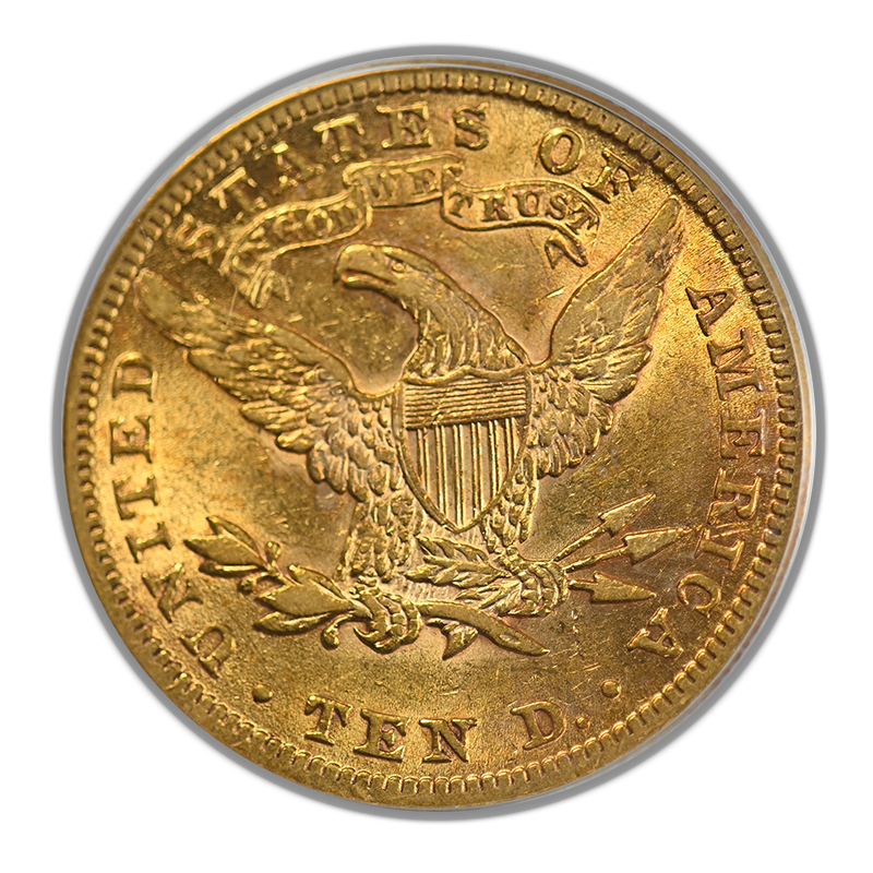 1901 Liberty Head Gold Eagle $10 PCGS XF40 OGH Reverse