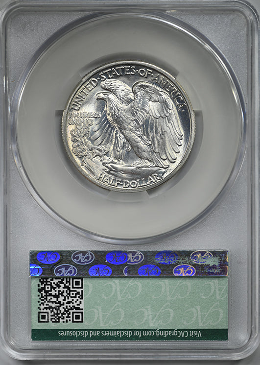 1939-S Walking Liberty Half Dollar 50C CAC MS67
