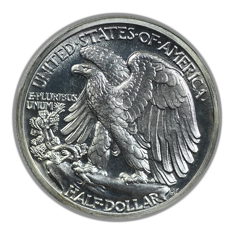 1942 Proof Walking Liberty Half Dollar 50C PCGS PR66 Reverse