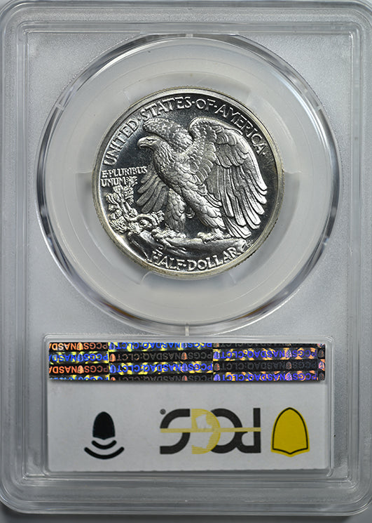 1942 Proof Walking Liberty Half Dollar 50C PCGS PR66 Reverse Slab