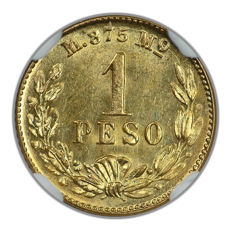 1899 MO M Mexico Gold G1P Peso NGC MS63