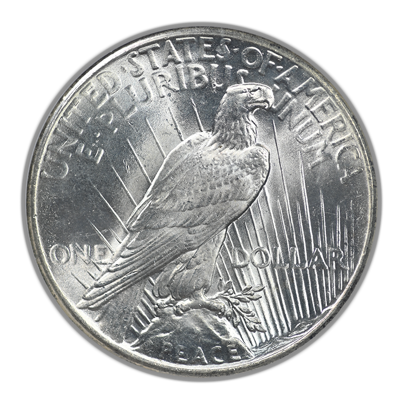 1925 Peace Dollar $1 NGC MS67
