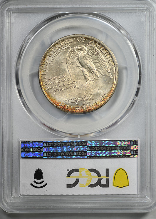 1925 Stone Mountain Classic Commemorative Half Dollar 50C PCGS MS64 - TONED!