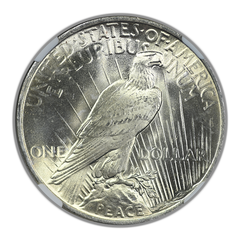 1923 Peace Dollar $1 NGC MS64