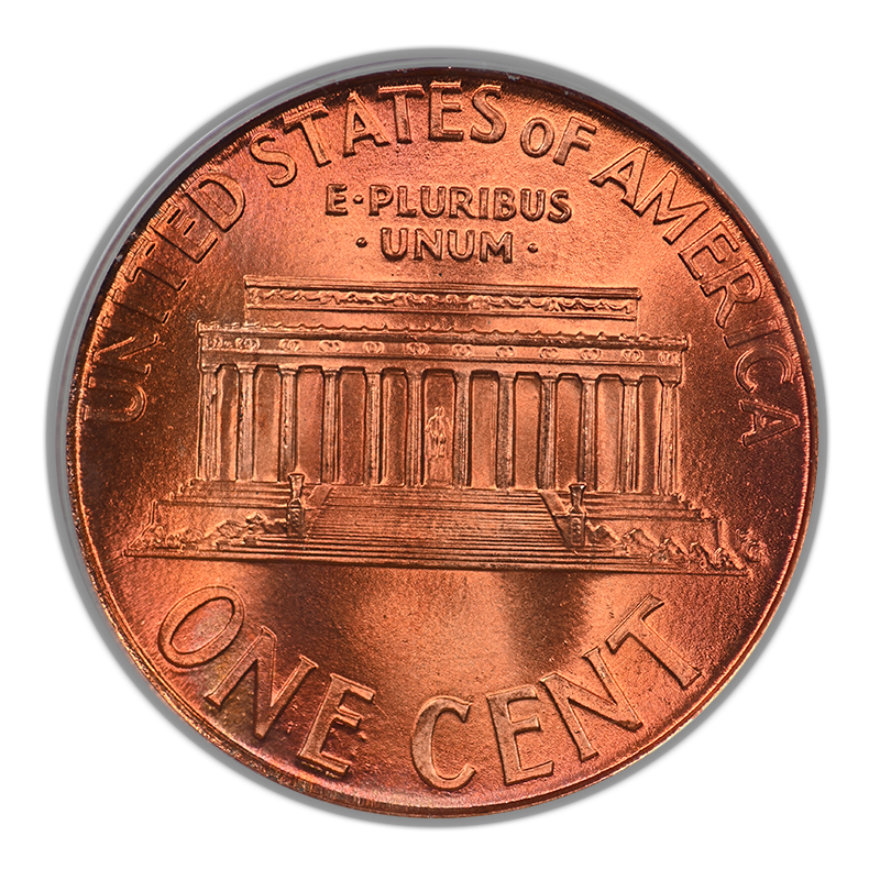 1995 Doubled Die Obverse Lincoln Memorial Cent 1C PCGS MS67RD CAC OGH DDO