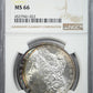 1881-S Morgan Dollar $1 NGC MS66 - TONED! Obverse Slab