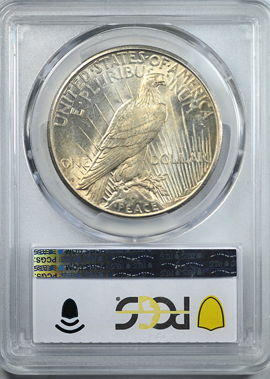 1924-S Peace Dollar $1 PCGS MS61 Reverse Slab