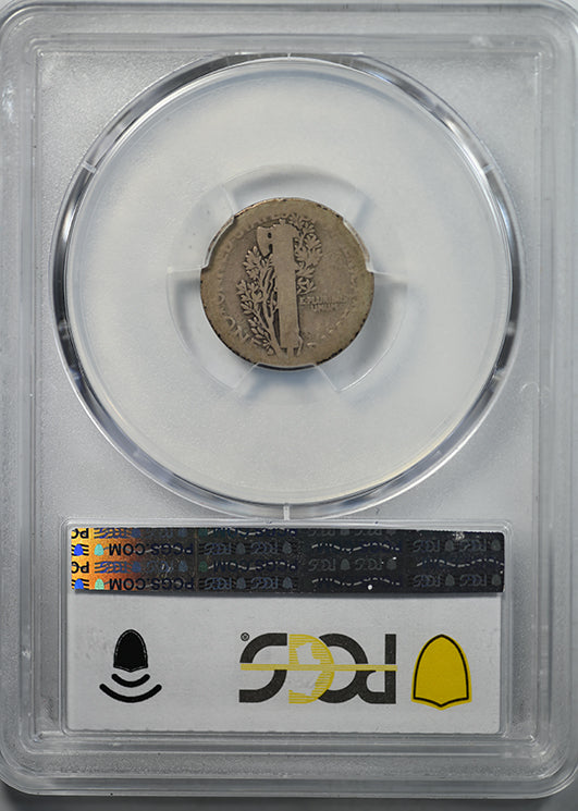 1916-D Mercury Dime 10C PCGS FR02 Reverse