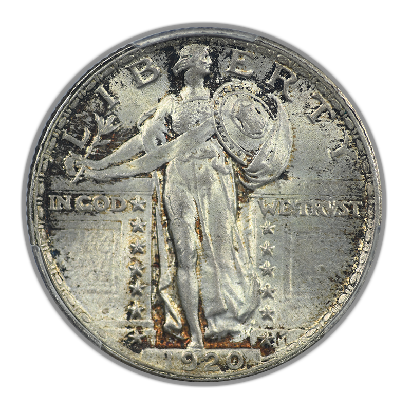 1920 Standing Liberty Quarter 25C PCGS MS64