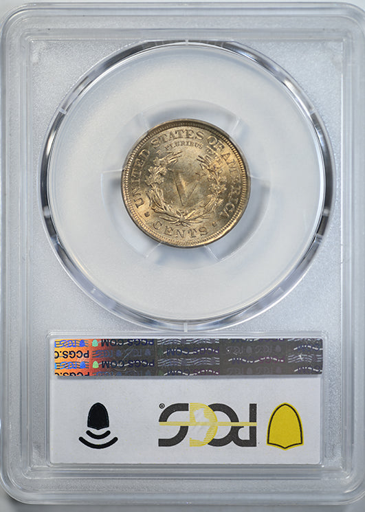 1903 Liberty V-Nickel 5C PCGS AU58 Reverse Slab