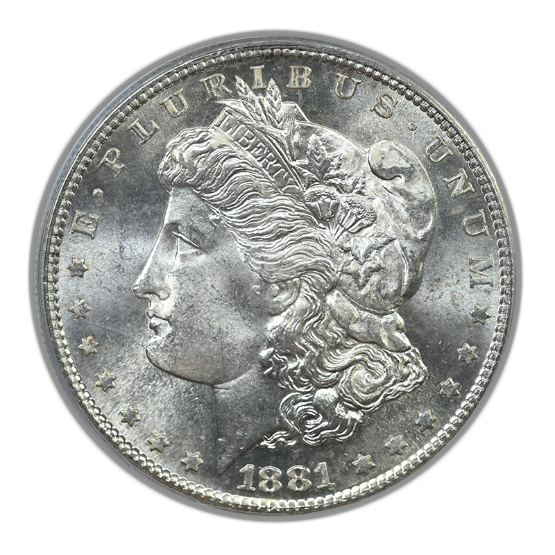 1881-S Morgan Dollar $1 PCGS MS65 CAC OGH