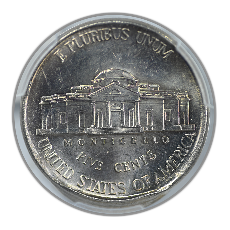 2000-P Jefferson Nickel 5C PCGS MS63 - Mint Error 15% Indent & Partial Collar