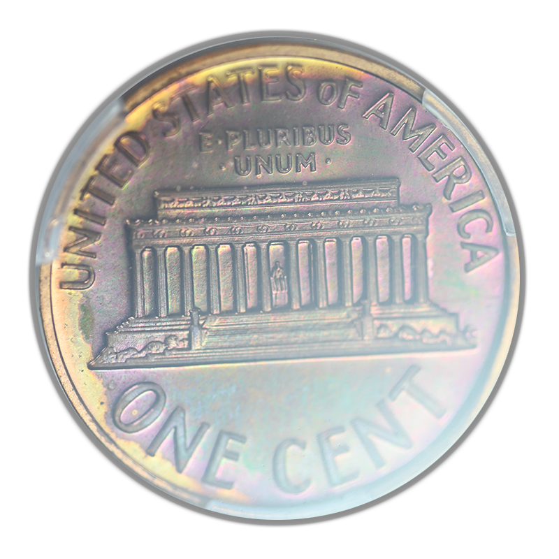 1968-S Proof Lincoln Memorial Cent 1C PCGS PR65BN - TONED!