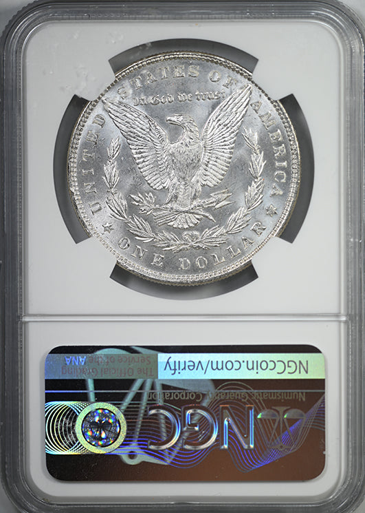 1887 Morgan Dollar $1 NGC MS66+ New York Bank Hoard From U.S. Treasury Bag
