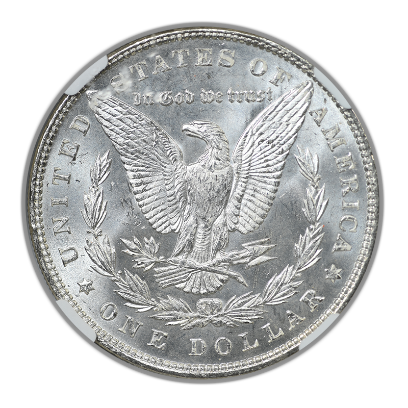 1887 Morgan Dollar $1 NGC MS66+ New York Bank Hoard From U.S. Treasury Bag