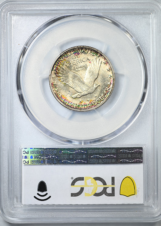 1929-D Standing Liberty Quarter 25C PCGS MS65 - TONED!