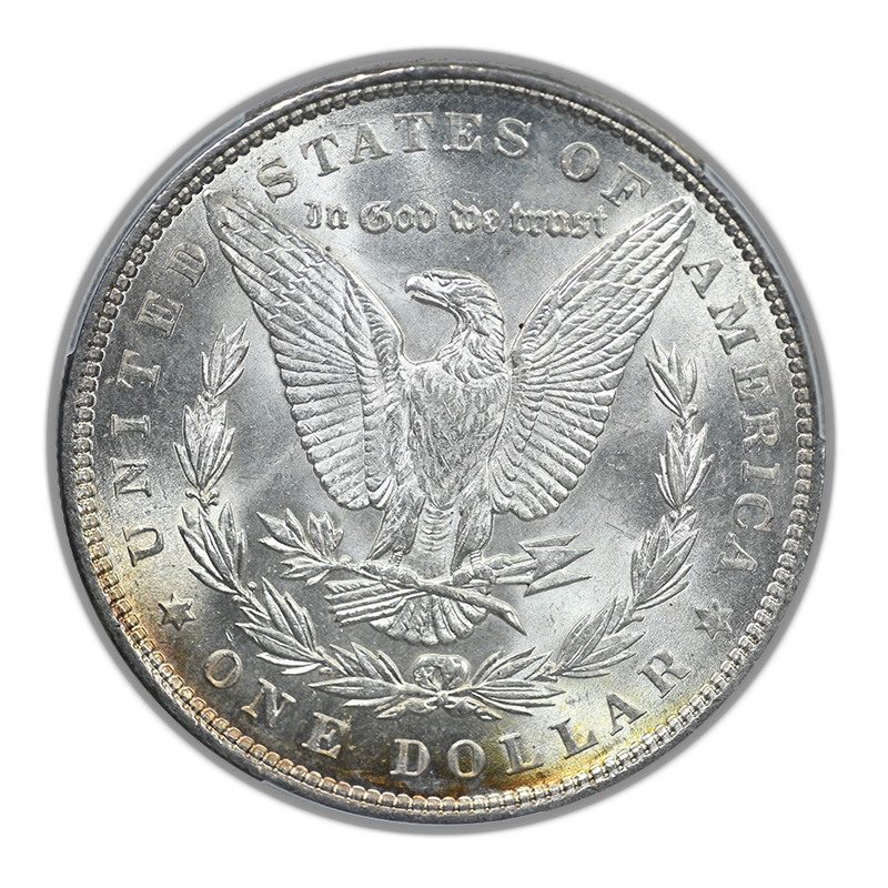 1890 Morgan Dollar $1 PCGS MS63