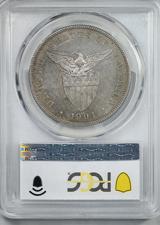 1904 Proof USA Philippines Peso PCGS PR63 - NICE COLOR!