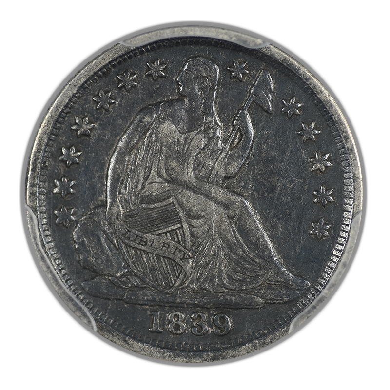 1839-O Liberty Seated Half Dime H10C PCGS VF30