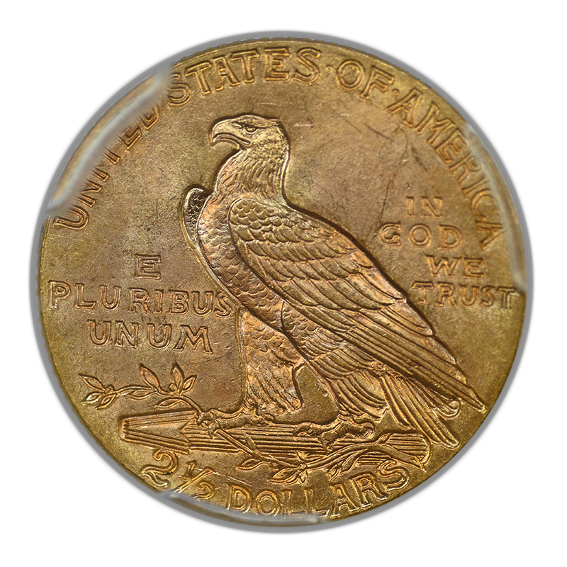 1927 Indian Head Gold Quarter Eagle $2.50 PCGS MS65+ CAC