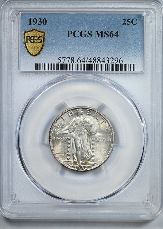 1930 Standing Liberty Quarter 25C PCGS MS64 – Americana Rare Coin