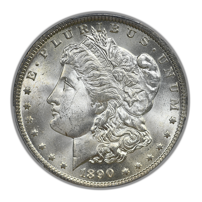 1890-O Morgan Dollar $1 PCGS MS64