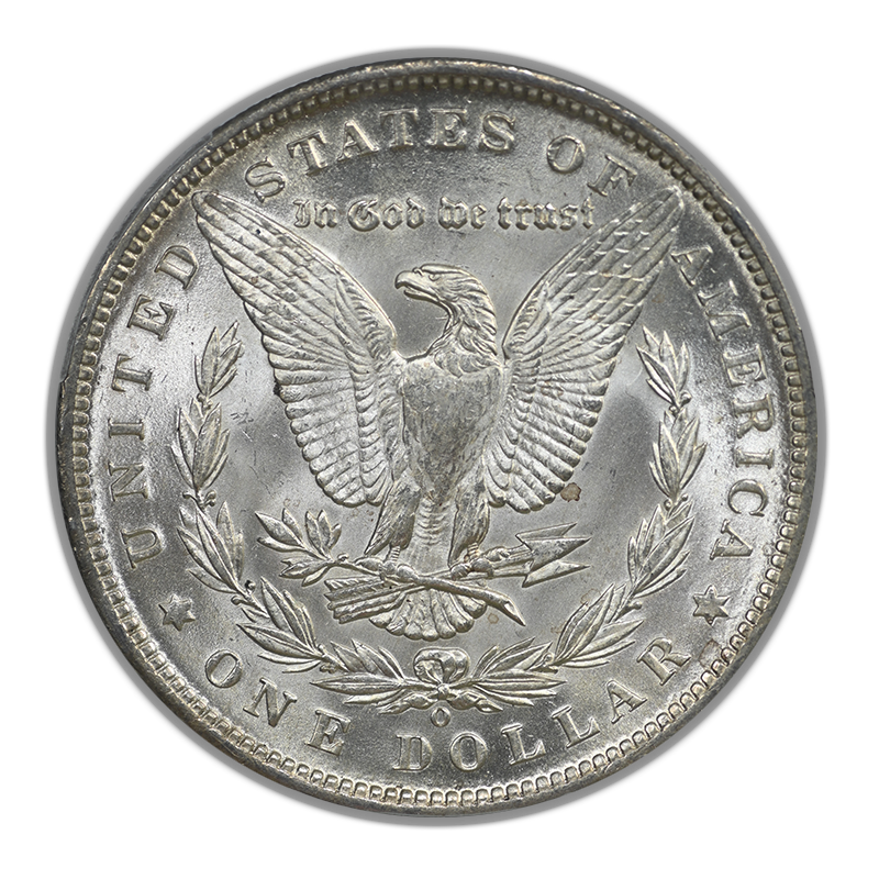 1890-O Morgan Dollar $1 PCGS MS64