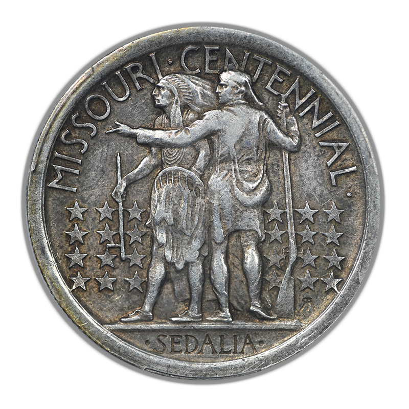 1921 Missouri Classic Commemorative Half Dollar 50C PCGS XF45 - Lowball